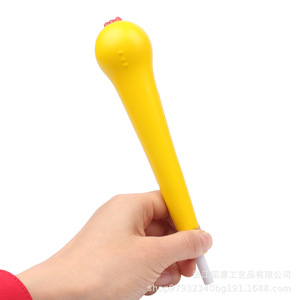 Cartoon Yellow Chicken Pen Topper PU Foam Slow <b>Rebound</b> Writing Aid Grip Gift - Product Image 5