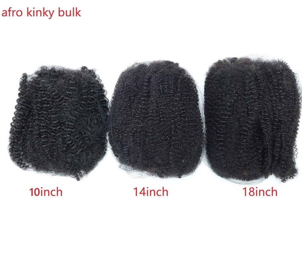 ผมต่อแบบ Afro Spring Kinky Bulk เบอร์ 4B#เอ็นซี
