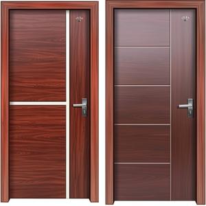 Porte intérieure moderne en bois massif avec surface finie pour salle de bain et usage extérieur - Product Image 2