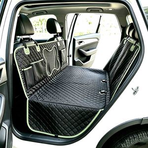 Housse de siège auto imperméable en tissu Oxford pour chien, avec design hamac, fond rigide et extension pour banquette arrière - Product Image 2