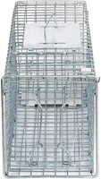 Grand piège à animaux vivants à une porte avec système de libération rapide, robuste, 42x15x17 pouces
