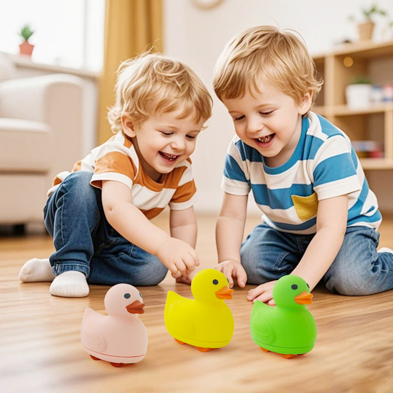 Handy Silicone Duck Vehicle Toy for