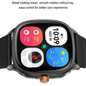 Reloj Inteligente HK73 de Alta Calidad con Llamadas Bluetooth, Modo Multideportivo, Medición de Presión Arterial y Frecuencia Cardíaca - Product Image 2