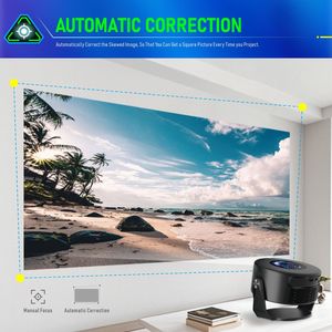 Proyector WESOPRO HY300 MAX 720P HD BT5.0 Google TV Allwinner H137 con Altavoces Integrados, 8GB ROM, <span class=keywords><strong>Cine</strong></span> <span class=keywords><strong>en</strong></span> Casa Inteligente - Product Image 5