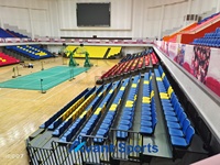 Tribune télescopique Avant Sports, gradins rétractables pour gymnase, sièges intérieurs pour basketball, gradins mobiles pliables pour stade