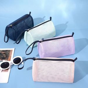 Customized New Handheld Mesh <b>Travel</b> Cosmetics Storage <b>Bag</b> Personalized <b>Makeup</b> Beach <b>Bag</b> - Product Image 1