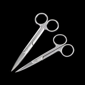 Tıbbi Gazlı Bez Makası Paslanmaz Çelik Düz/Kavisli Başlık Bandaj Pansuman Dikişlerinin Çıkarılması Cerrahi Oftalmik Kullanım Sınıf I - Product Image 1