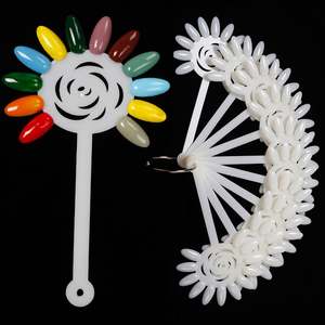 Tarjetas <span class=keywords><strong>de</strong></span> Práctica <span class=keywords><strong>de</strong></span> <span class=keywords><strong>Uñas</strong></span> con Diseño <span class=keywords><strong>de</strong></span> <span class=keywords><strong>Girasol</strong></span>, Sistema <span class=keywords><strong>de</strong></span> Muestras en Forma <span class=keywords><strong>de</strong></span> Pétalo 3D con Puntas <span class=keywords><strong>de</strong></span> Práctica Desmontables para Entrenamiento con Esmalte <span class=keywords><strong>de</strong></span> Gel - Product Image 1