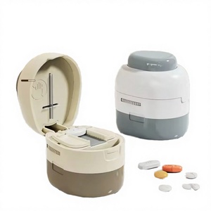 MEMOSAN BS1385J Boîte de rangement de pilules électronique intelligente en plastique ABS avec rappel automatique, étui compact pour médicaments à domicile - Product Image 2