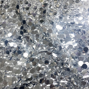 Thời trang 3D sequin mật độ Sequins vải dệt lưới vải sáng bóng <span class=keywords><strong>Net</strong></span> chuỗi lưới vải cho Đảng - Product Image 6
