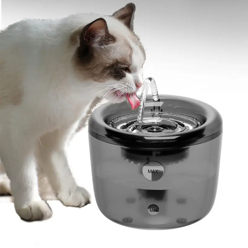 1.6L otomatik kedi çeşme su İçme besleyici kase Pet köpek kedi su sebili dilsiz otomatik içme çeşmesi