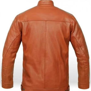 แจ็คเก็ตบอมเบอร์หนังแท้วินเทจยูนิเซ็กซ์ทำด้วยมือสำหรับฤดูหนาวกันน้ำกันลมลายพรางแจ๊กเก็ตสไตล์ย้อนยุค - Product Image 1