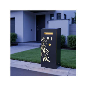 Boîte aux lettres décorative d'extérieur avec LED - Parfaite pour l'allée et l'attrait du trottoir - Product Image 5