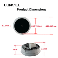 Module de lecteur de codes-barres 2D miniature LONVILL, décode les codes QR, PDF417, Data Matrix, moteur de scanner de codes-barres intégré à faible consommation d'énergie