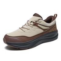 Vente en gros d'usine, baskets en cuir microfibre pour hommes, grandes tailles, respirantes, légères, tendance, décontractées, chaussures de sport, chaussures de course