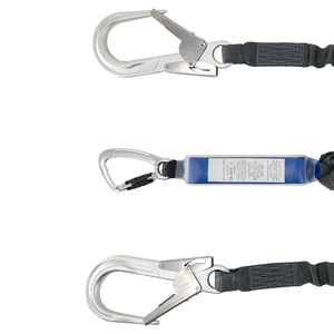 Cinturón de Seguridad Industrial con Cordón Absorbente de Impactos, Doble <span class=keywords><strong>Y</strong></span>, Ajustable, para Trabajos en Altura, Protección Contra Caídas - Product Image 2