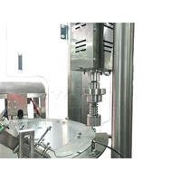 Ligne de production entièrement automatique Machine de remplissage et de vissage de bouchon de crème de jus d'huile de gelée de lait de soja de poche debout