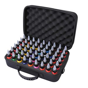 Étui de transport rigide personnalisé en EVA avec fermeture éclair pour encres de dessin, avec mousse de protection - Product Image 1