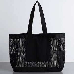 Sac fourre-tout de plage en nylon de haute qualité avec motif de lettre pliable avec matériau durable Logo personnalisé disponible - Product Image 4
