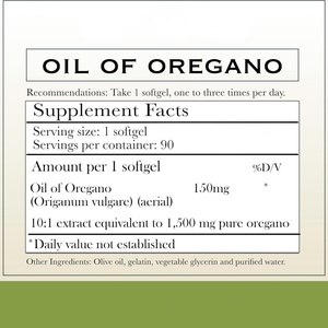 Suplemento de Aceite de Orégano con Etiqueta Personalizada, Apoyo para la Salud, 90 Cápsulas Blandas Fáciles de Tragar para Adultos, Cápsulas Blandas de Aceite de Orégano - Product Image 3