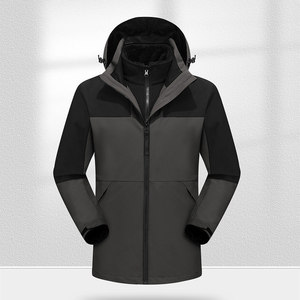 Arctic Fleece Outdoor Windproof Waterproof 3-in-1 Jacket Unisex Full Sleeve With Removable Liner - Product Image 2