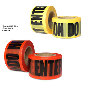 הסיטונאי פ רובן דה באסיז סכנה זהירות סרט הדבקה צהוב מודפס לוגו דבק נשלף - Product Image 3