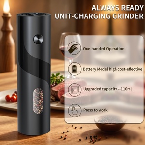 240ML Large Capacity Portable <b>Pepper</b> <b>Grinder</b> Electric <b>Pepper</b> Mill Salt and <b>Pepper</b> Mills Electric Salt and <b>Pepper</b> <b>Grinder</b> - Product Image 3