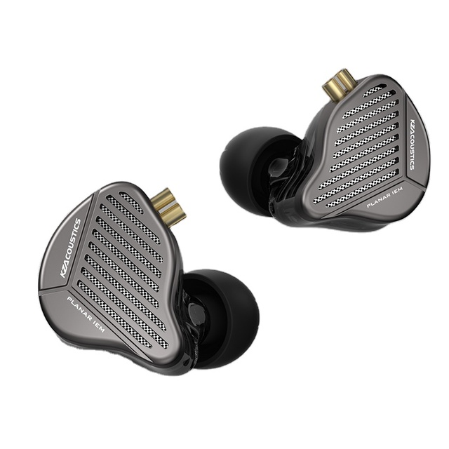 New KZ PR1 Planar Driver in Ear Monitor Headphones HiFi Bass Gaming Headset 3.5mm Detachable Cable Metal Earphones