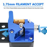 Imprimante 3D à filament 1.75mm CR10S extrudeuse à double engrenage en alliage d'aluminium pour Ender 3 V2 Ender 3 Pro Max Ender 5 Cr10 Pro