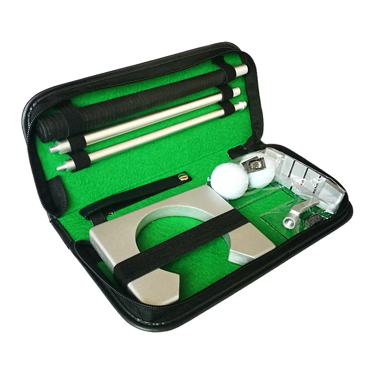 Портативный Гольф клюшка подарочный набор для путешествий в помещении для игры в гольф практика