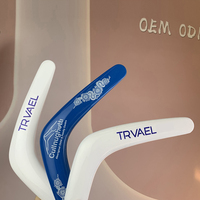 Regalos Promocionales con Logotipo Personalizado, Actividades Interactivas al Aire Libre, Disco Volador de Plástico Colorido en Forma de V para Niños