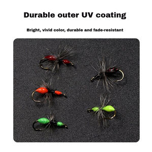 Leurre de pêche à la mouche Demoiselle Ant Griffith Micro Bionic Insect Feather Hook pour la pêche à la mouche en eau douce de la <span class=keywords><strong>truite</strong></span> et du bleak - Product Image 4