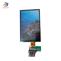 Goldenvision 8 Zoll Kapazitives TFT LCD-Display 800x1280 Auflösung MIPI-Schnittstelle 1 Jahr Garantie für Bestellautomaten