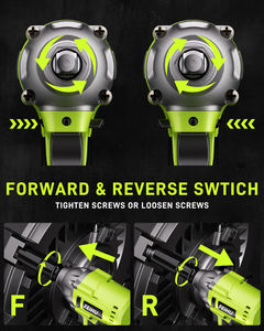 סוללת Li-Ion 20V נטענת מפתח ברגים 1/2 אינץ' מרובע דרייבר ללא מברשת אלחוטי חשמלי מפתח ברגים OEM כלי מומנט כוח - Product Image 4