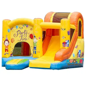 Happy Party Bouncy Castle Combo Inflatable Bouncer Với Slide