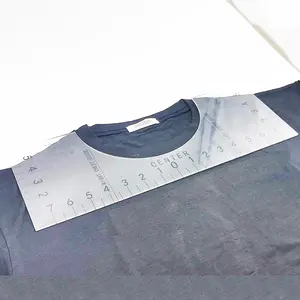 TSHIRT Cai Trị cho t Áo sơ mi liên kết công cụ để hướng dẫn Acrylic quần áo kích thước vị trí hướng dẫn Cai Trị