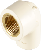 Coude réducteur en laiton basse pression en CPVC, 90 degrés, surface polie, raccord de tuyauterie, 20x15mm, 3/4x1/2 - Product Image 2