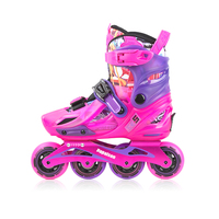 Nouveau produit de patins à roues alignées en PP à coque dure de haute qualité pour enfants Offre Spéciale pas de chaussures de patins à roues alignées clignotantes