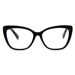 En çok satan Vintage gözlük asetat moda lüks gözlük son tasarım kedi göz gözlük kadın okuma gözlüğü kadınlar