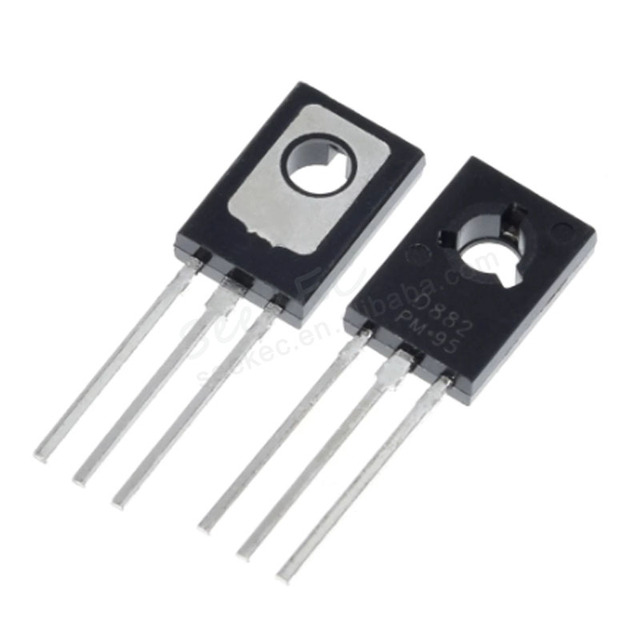 2SD882 TO-126 SMD D882 Transistor Equivalent Mosfet D882 Transistor Original 2SD882