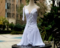 Nouveaux costumes de danse blancs pour femmes Lyrical Hook & Eye Design jupe en mousseline de soie robe de danse pour les filles. Jupe lyrique -- 52