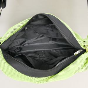 Venta caliente OEM Malla de poliéster amarillo Correa de hombro larga PP CORD Peso ligero Mujeres cruzadas Hobo bolsas - Product Image 5