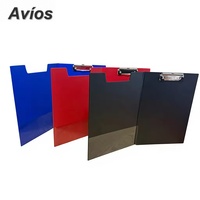 Portapapeles Doble A4 con Clip Metálico de Perfil Bajo, Carpeta para Reuniones Escolares, Portapapeles Empresarial con Logotipo Personalizado y Archivador