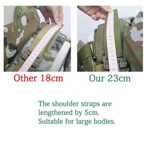 Chaleco Táctico de Combate Multifuncional Ajustable con Camuflaje Ruinas de Sturdyarmor, Certificado por BSCI, para Protección Corporal Completa - Product Image 5