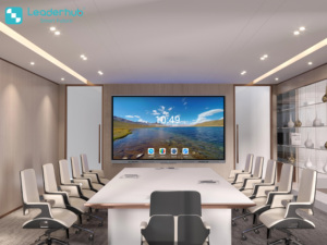 Leaderhub độc quyền cung cấp 65 inch tương Tác Hội Đồng Quản Trị đại lý hỗ trợ Apple điện thoại di động/máy tính xách tay phản chiếu màn hình đúc - Product Image 4