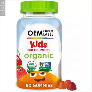 Hot Sale Kids Multivitamin Gummy Candy Bear Vitamins A B C D Zinc Gummies Supplement