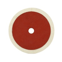 Roue en feutre fabriquée à la machine de 5 pouces Roue de polissage en papier d'acier rouge Meuleuse d'angle en acier inoxydable Meulage
