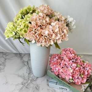Flores Artificiales de Hortensia Longxiang de 7 Cabezas, Estilo Francés, Decoración para Bodas, Decoración del Hogar - Product Image 2