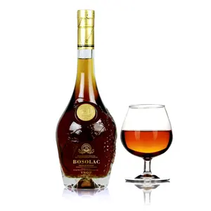 Bosolac Premium Brandy VSOP 700ml hand bottle in bulk brandy price 40% vol brandy liquor factory supplier