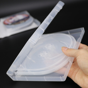 SUNSHING Premium DVD Case Super Clear 27mm Black CD DVD Blu-ray <b>Disc</b> Box Multi-pack 33/35mm DVD Boxes Clear PS Game Storage - Product Image 5